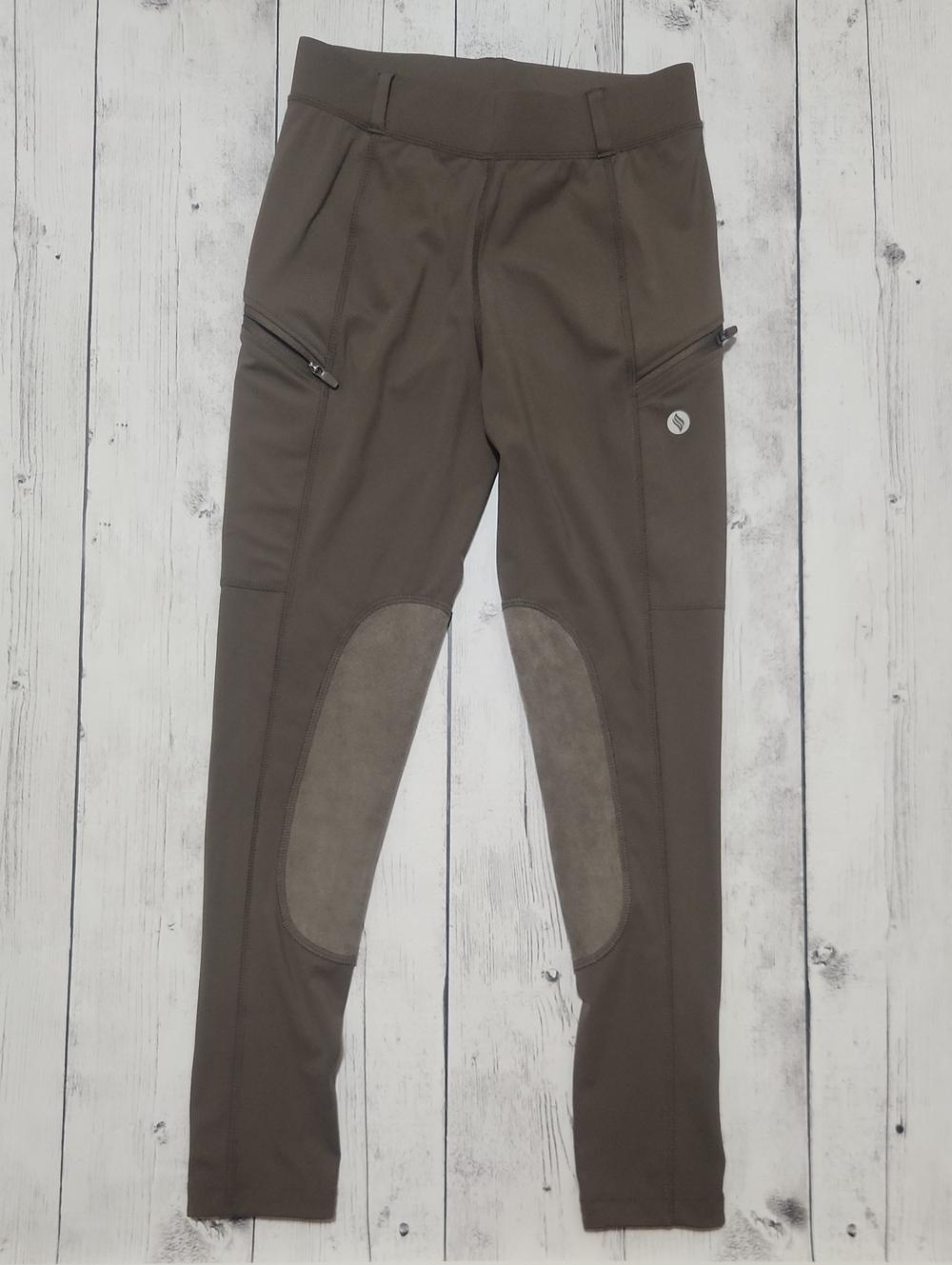 Santiny Girls Medium Brown Horse Riding Pants Like New